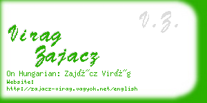 virag zajacz business card